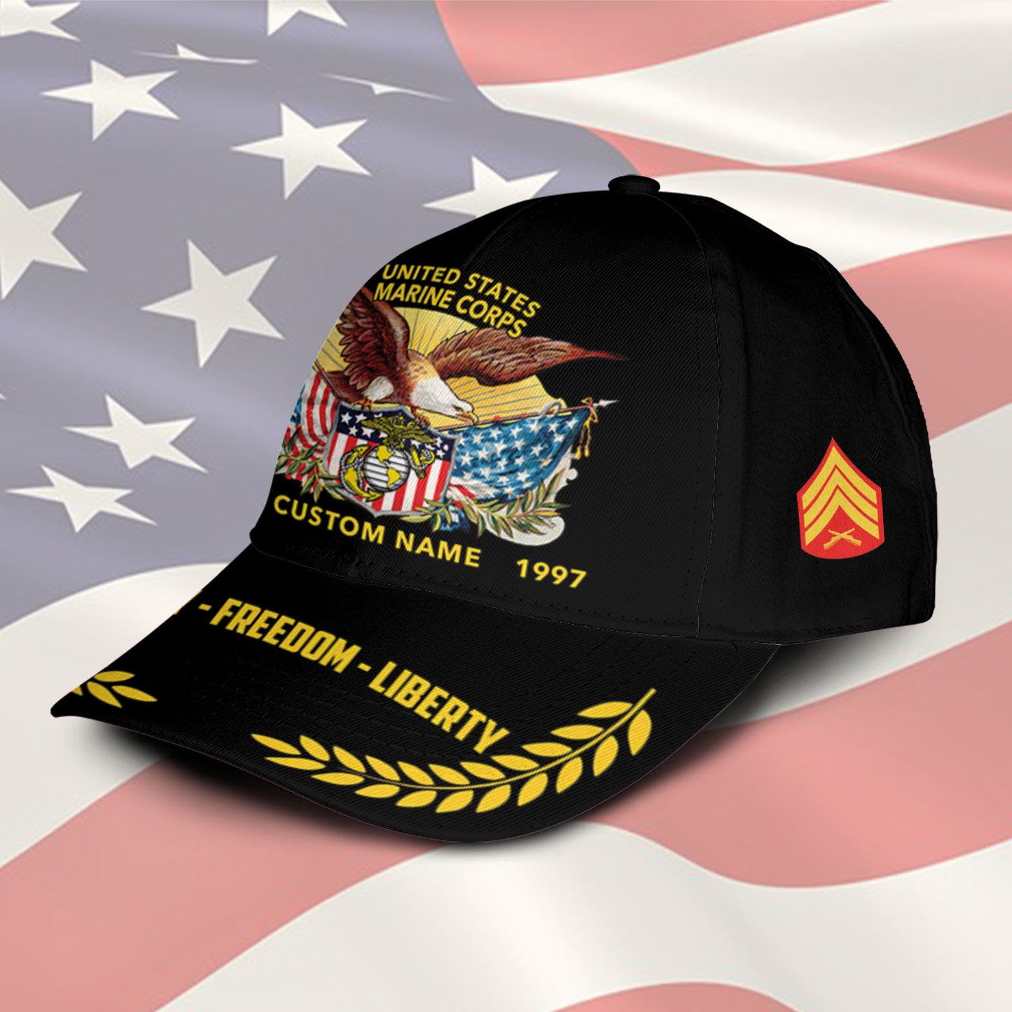 US Marine Corps – Classic Cap – Country - Freedom - Liberty