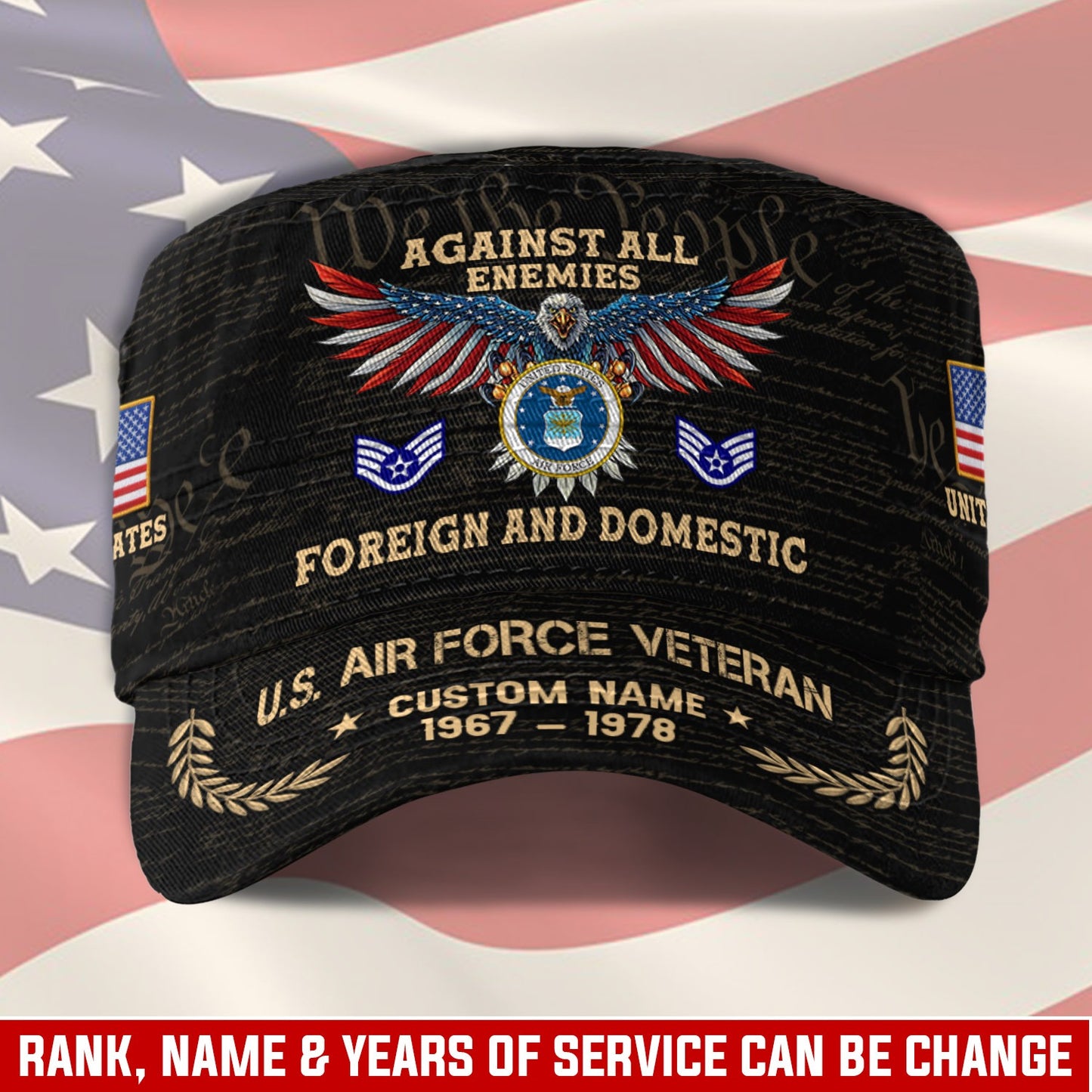 US Air Force – Military Cap -   Honoring All Who Served
