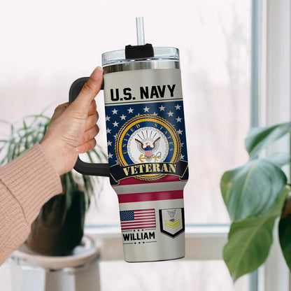 US Navy - Tumbler 40oz - No One Gets Left Behind
