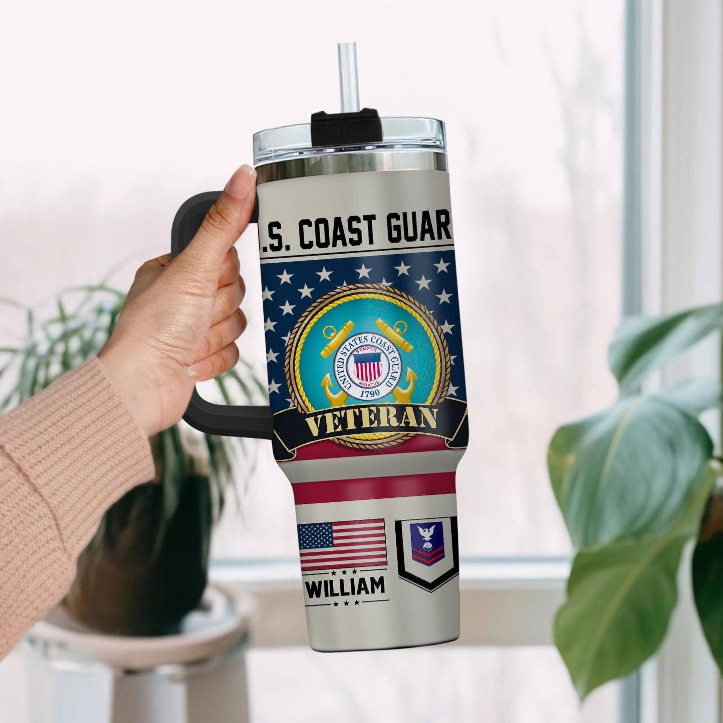 US Coast Guard - Tumbler 40oz - No One Gets Left Behind