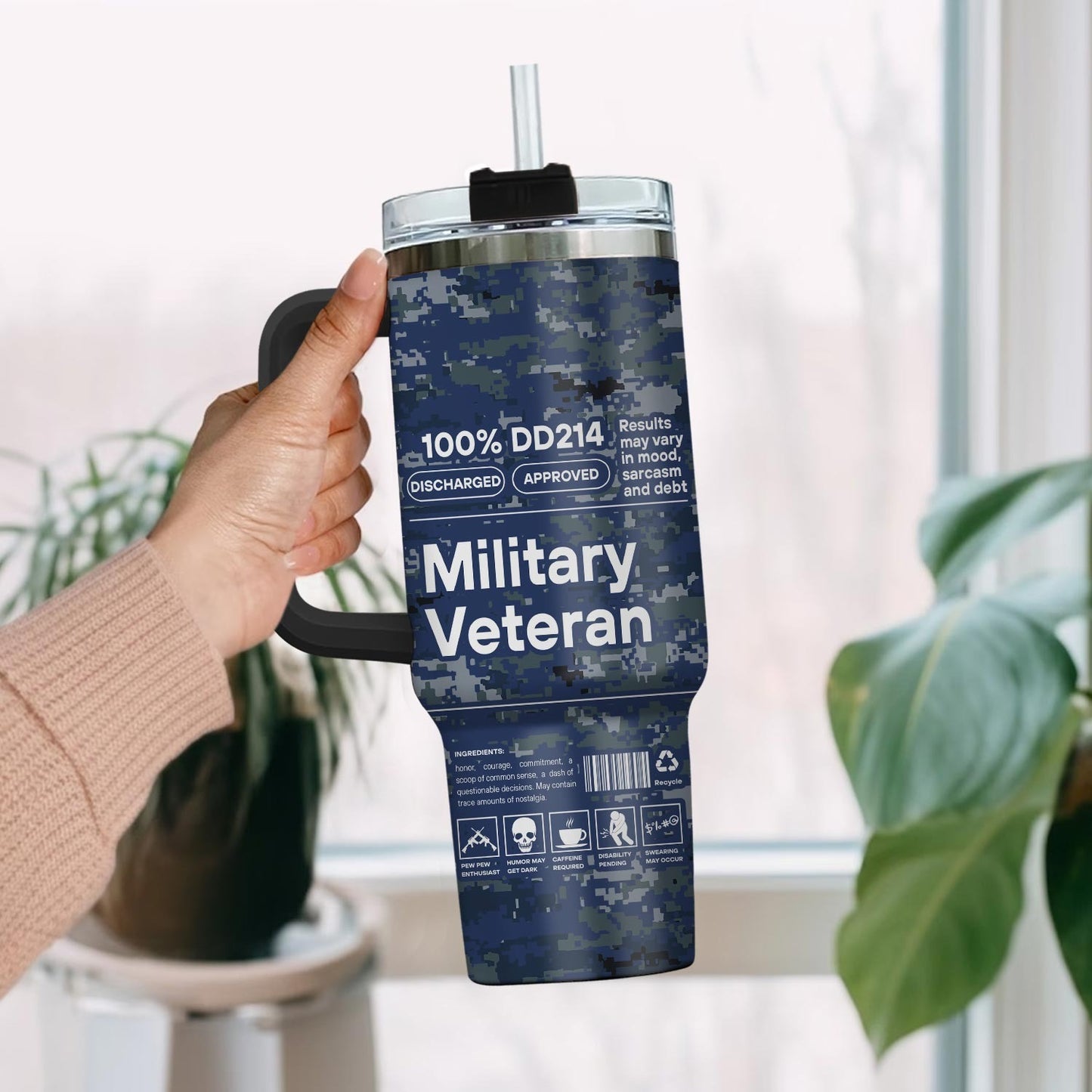 US Navy - Tumbler 40oz - Honor, Duty, Service