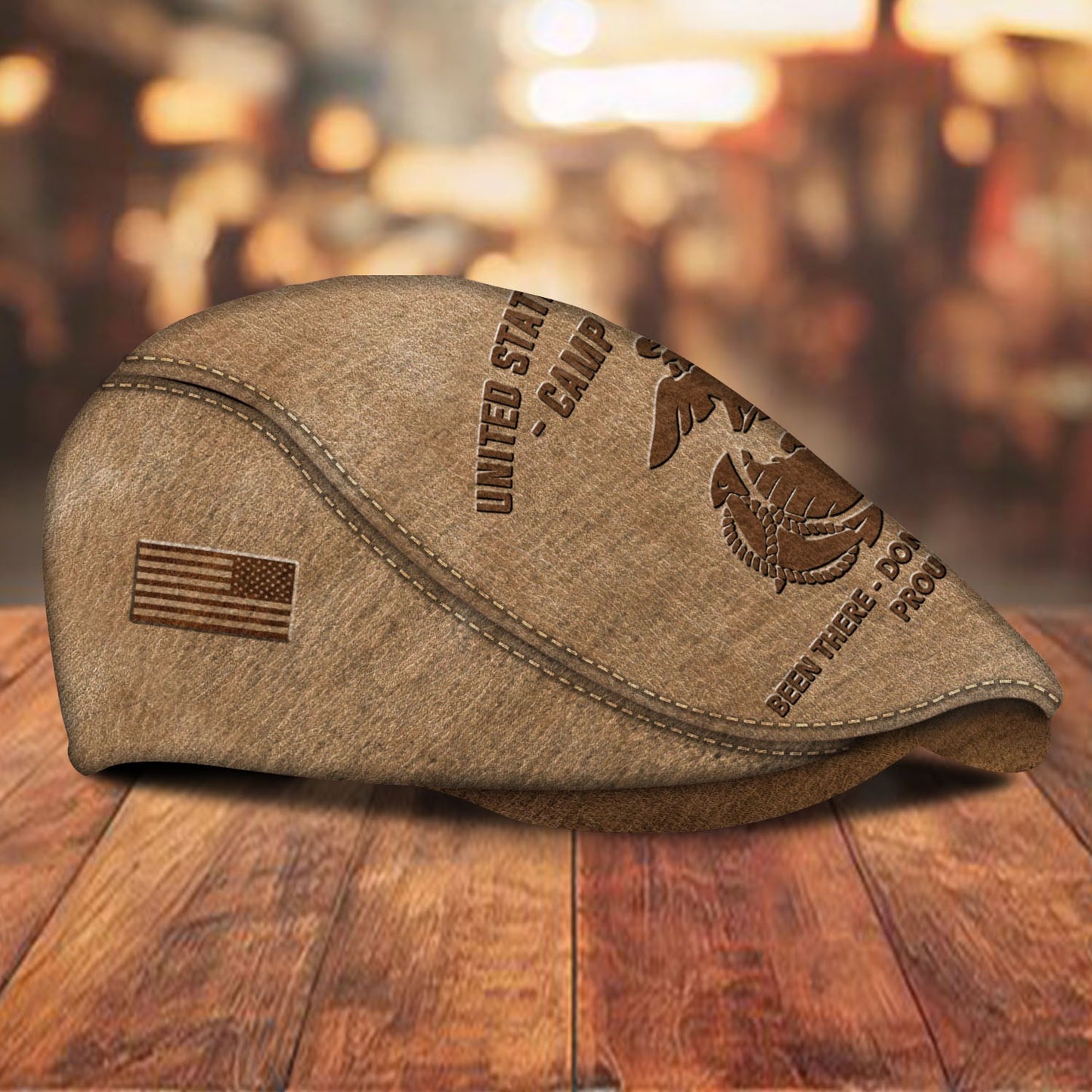 Custom U.S. Marine Corps Jeff Cap – BEEN THERE - DONE THAT AND DAMN PROUD OF IT