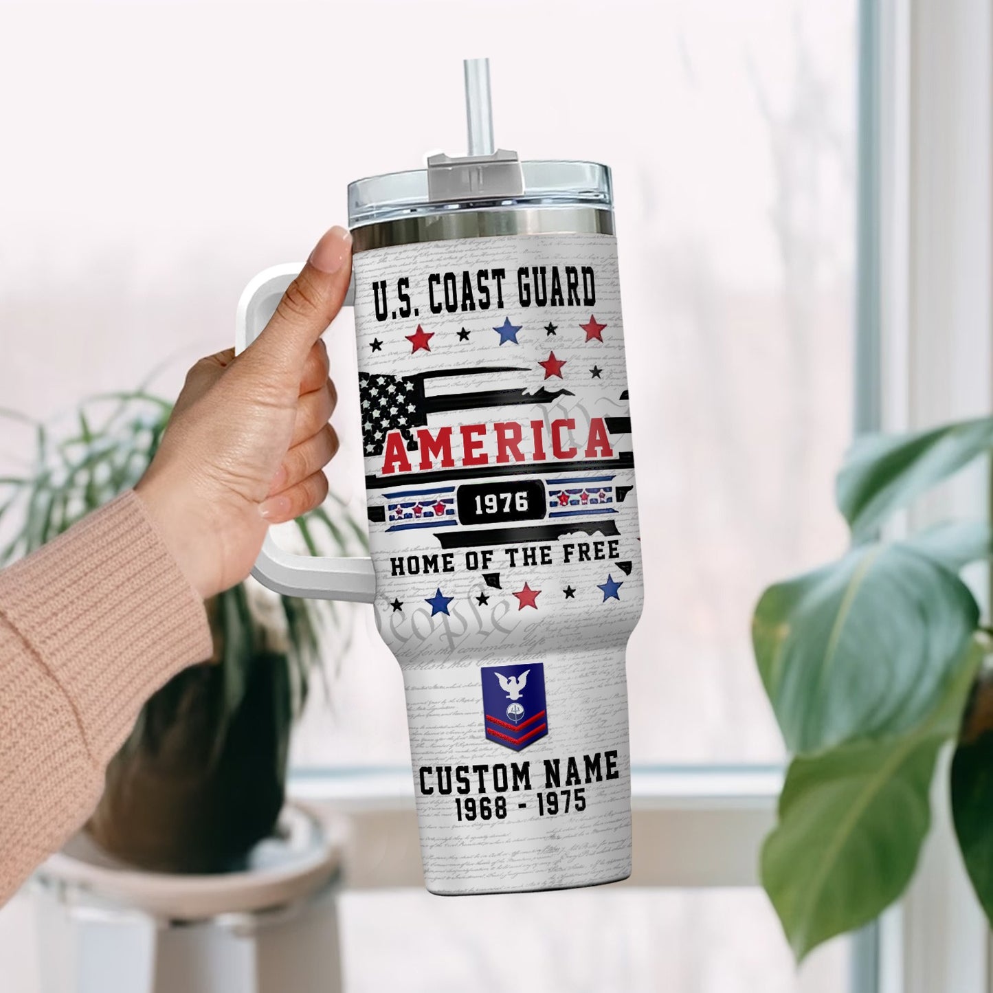 US Coast Guard – Tumbler 40oz - Home Of The Free