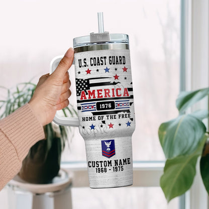 US Coast Guard – Tumbler 40oz - Home Of The Free