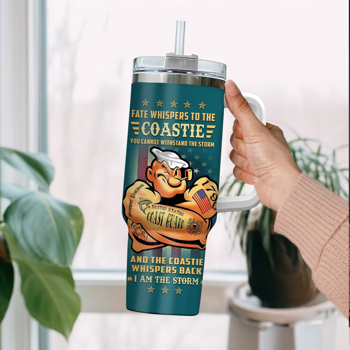 US Coast Guard – Tumbler 40oz - Fate Whispers to the