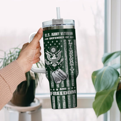 US Army – Tumbler 40oz - Freedom Is Not Free We Paid For It