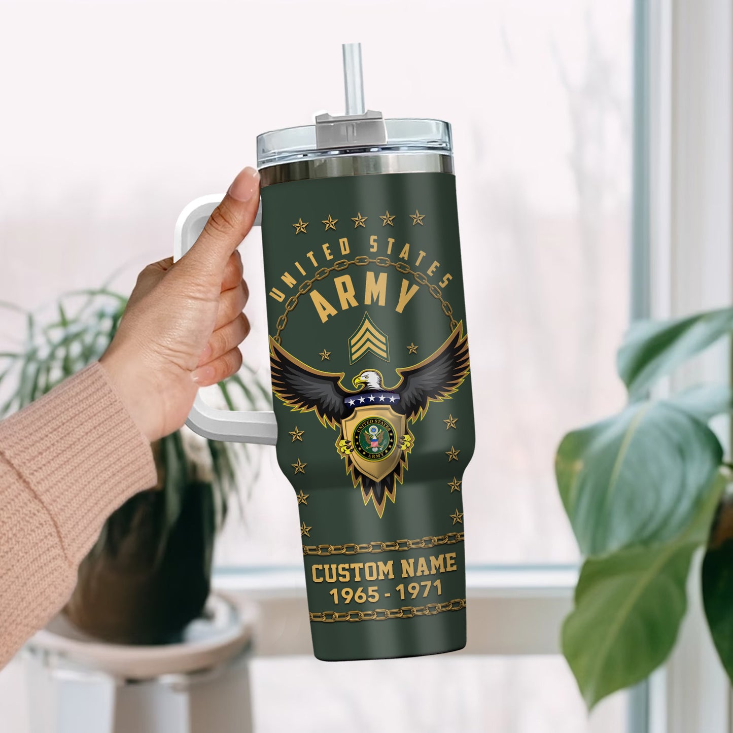 US Army – Tumbler 40oz - I Will Fight For Ameria