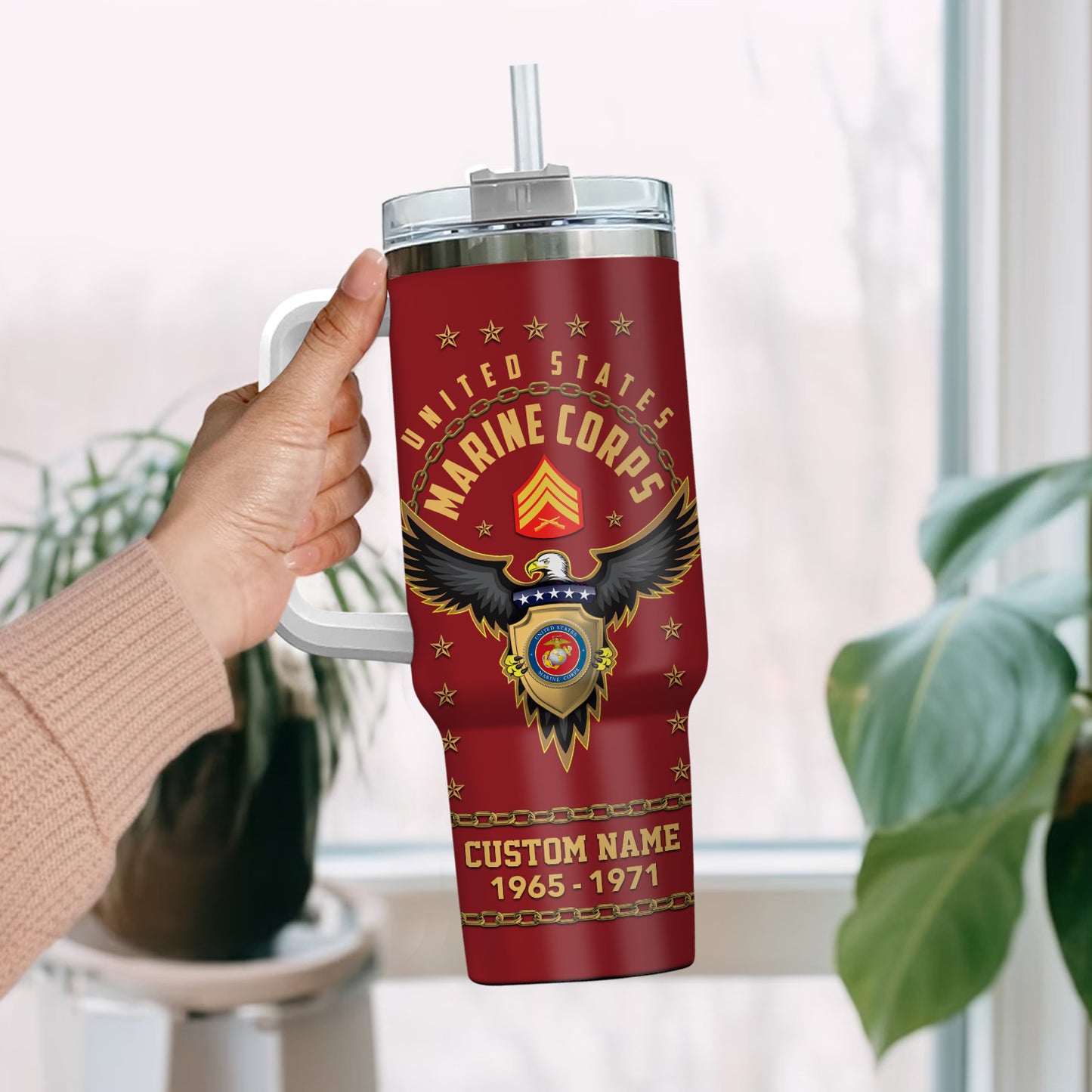 US Marine Corps – Tumbler 40oz - I Will Fight For Ameria