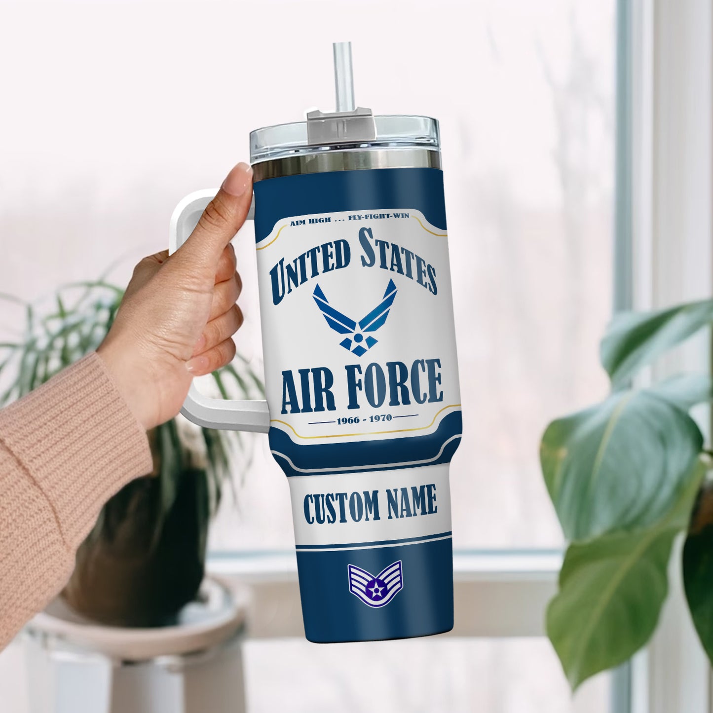 US Air Force - Tumbler 40oz - Vintage Patriotic style