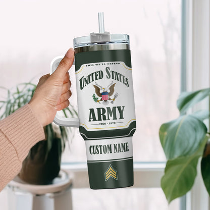 US Army – Tumbler 40oz - Vintage Patriotic style