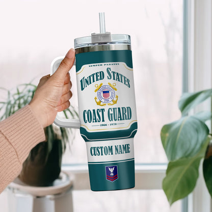 US Coast Guard – Tumbler 40oz - Vintage Patriotic style