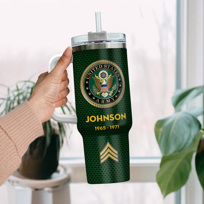 US Army, W 4 Army Chief Warrant Officer 4 – Stainless Steel Tumbler 40oz