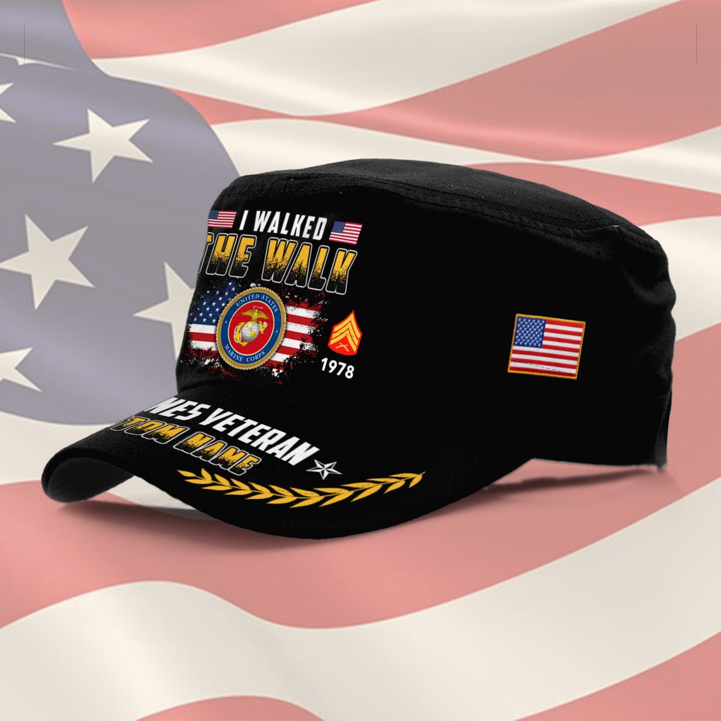 US Marine Corps – Military Cap - I WALKED THE WALK