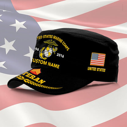 US Marine Corps – Military Cap - Proudly Served Veteran Military Cap