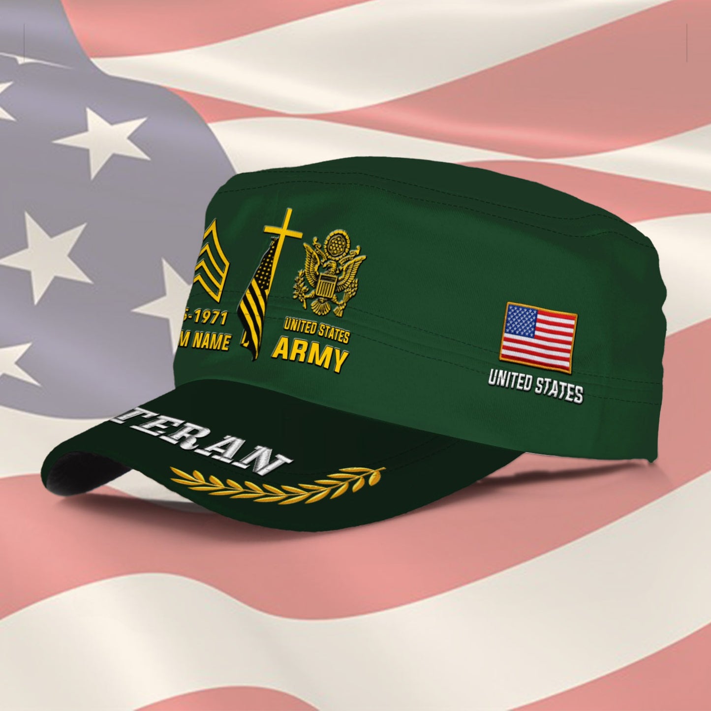 US Army – Military Cap –  Lest We Forget