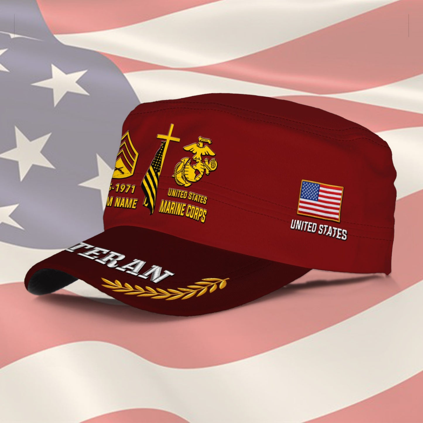 US Marine Corps – Military Cap -  Lest We Forget