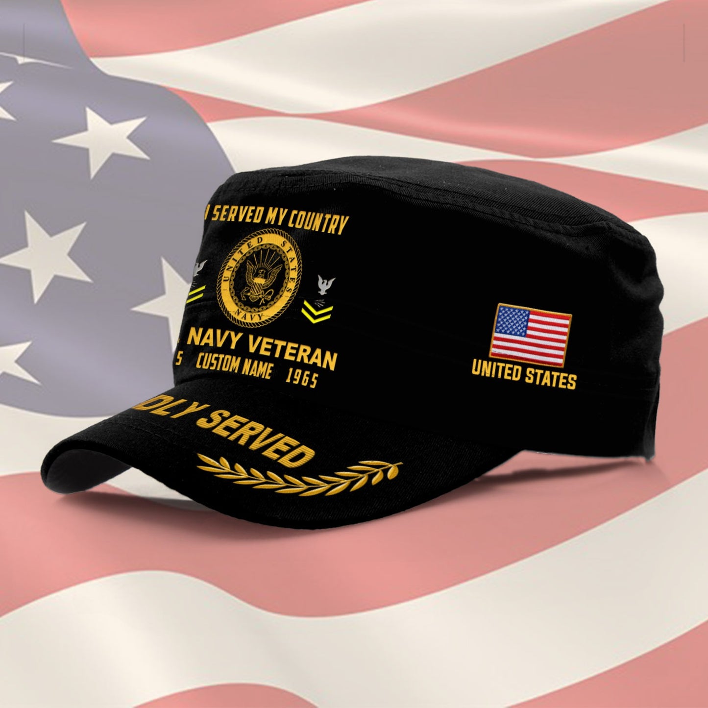 US Navy – Military Cap - Honor, Duty, Service