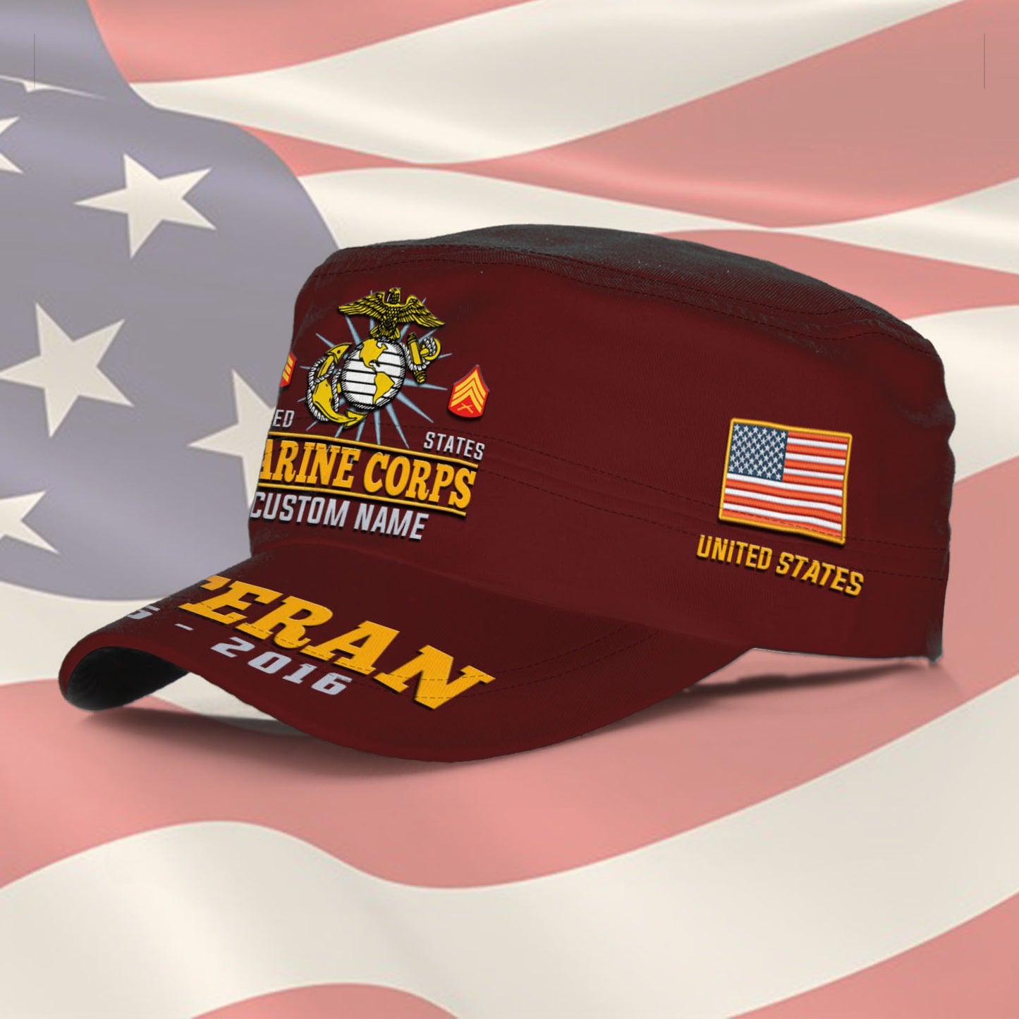 US Marine Corps – Military Cap -  Veteran By Choice