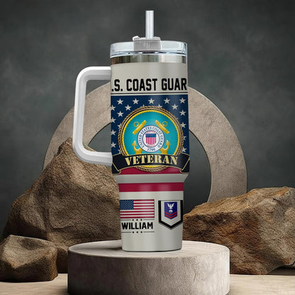 US Coast Guard - Tumbler 40oz - No One Gets Left Behind