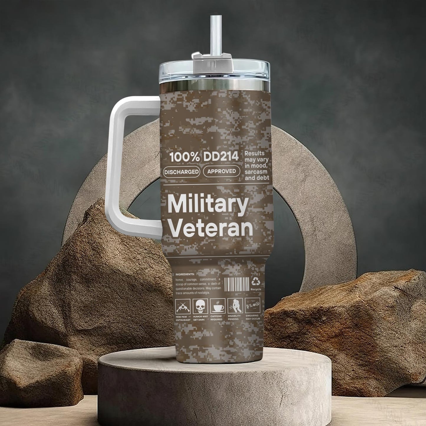 US Marine Corps - Tumbler 40oz - Honor, Duty, Service