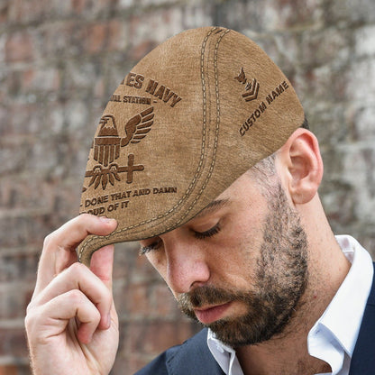 Custom U.S. Navy Veteran Jeff Cap – BEEN THERE - DONE THAT AND DAMN PROUD OF IT
