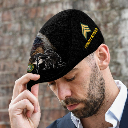 Custom U.S. Army Jeff Cap – Bald Eagle Design