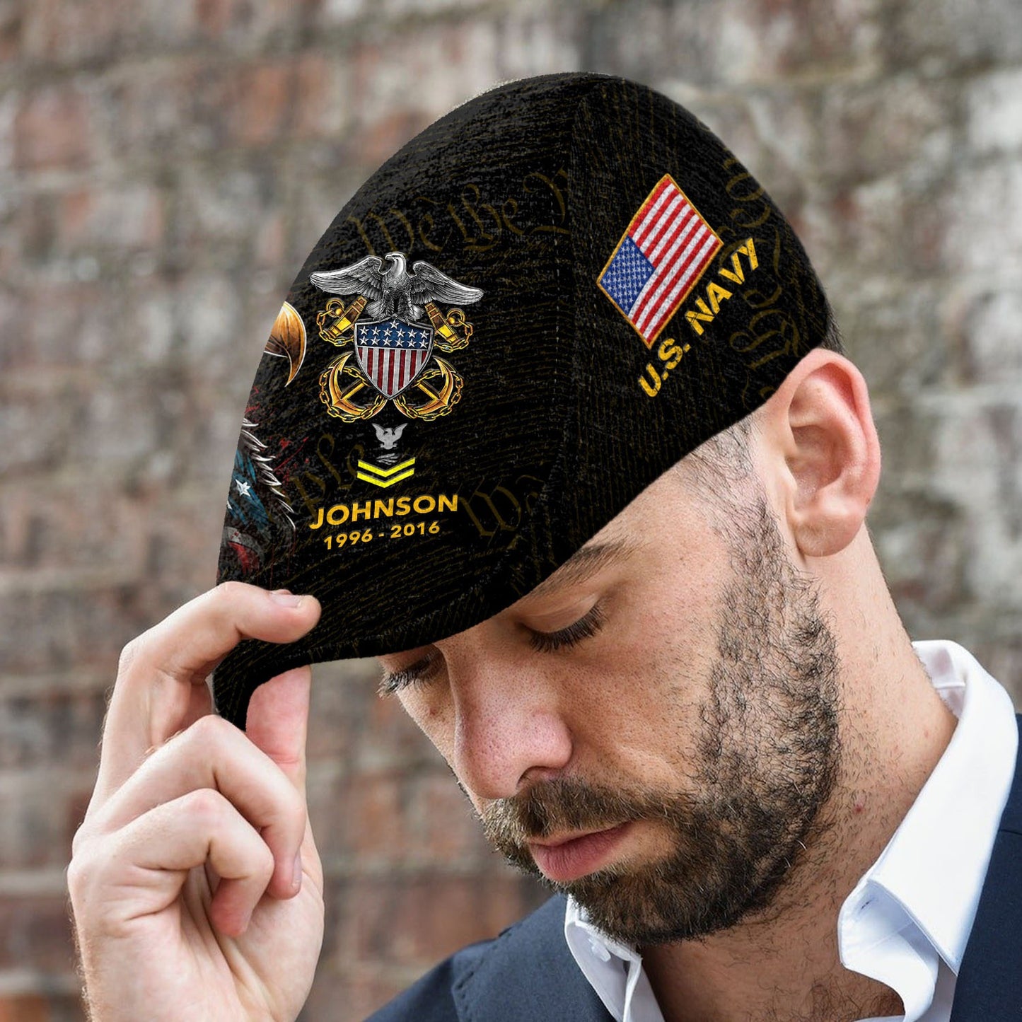 Custom U.S. Navy Jeff Cap – Semper Paratus