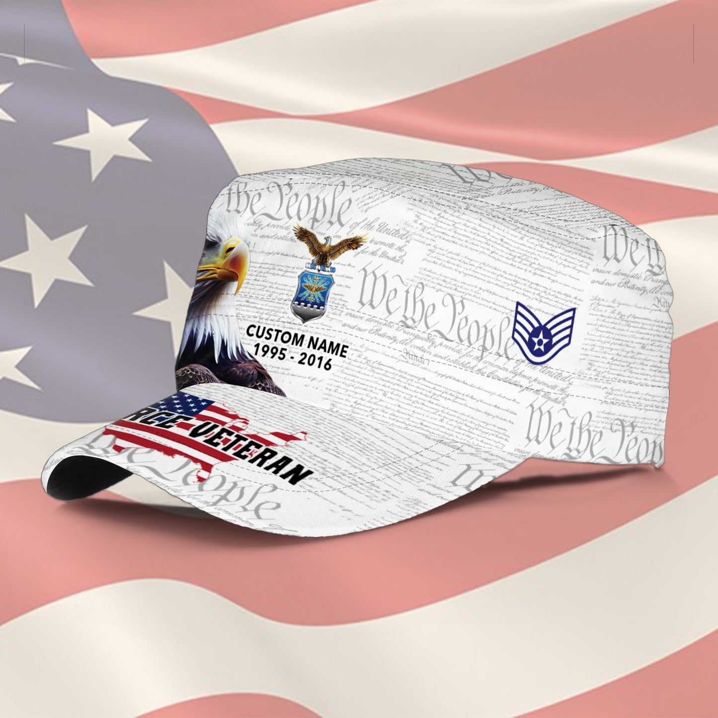 US Air Force – Military Cap -  American By Birth, Veteran By Choice