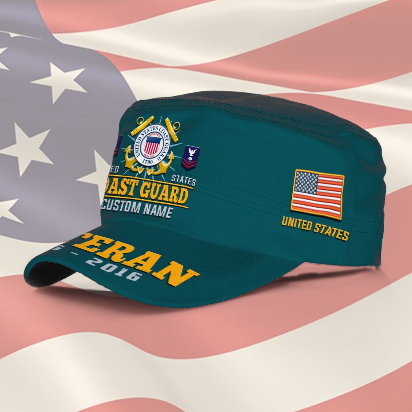 US Coast Guard – Military Cap - Veteran By Choice