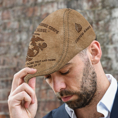 Custom U.S. Marine Corps Jeff Cap – BEEN THERE - DONE THAT AND DAMN PROUD OF IT