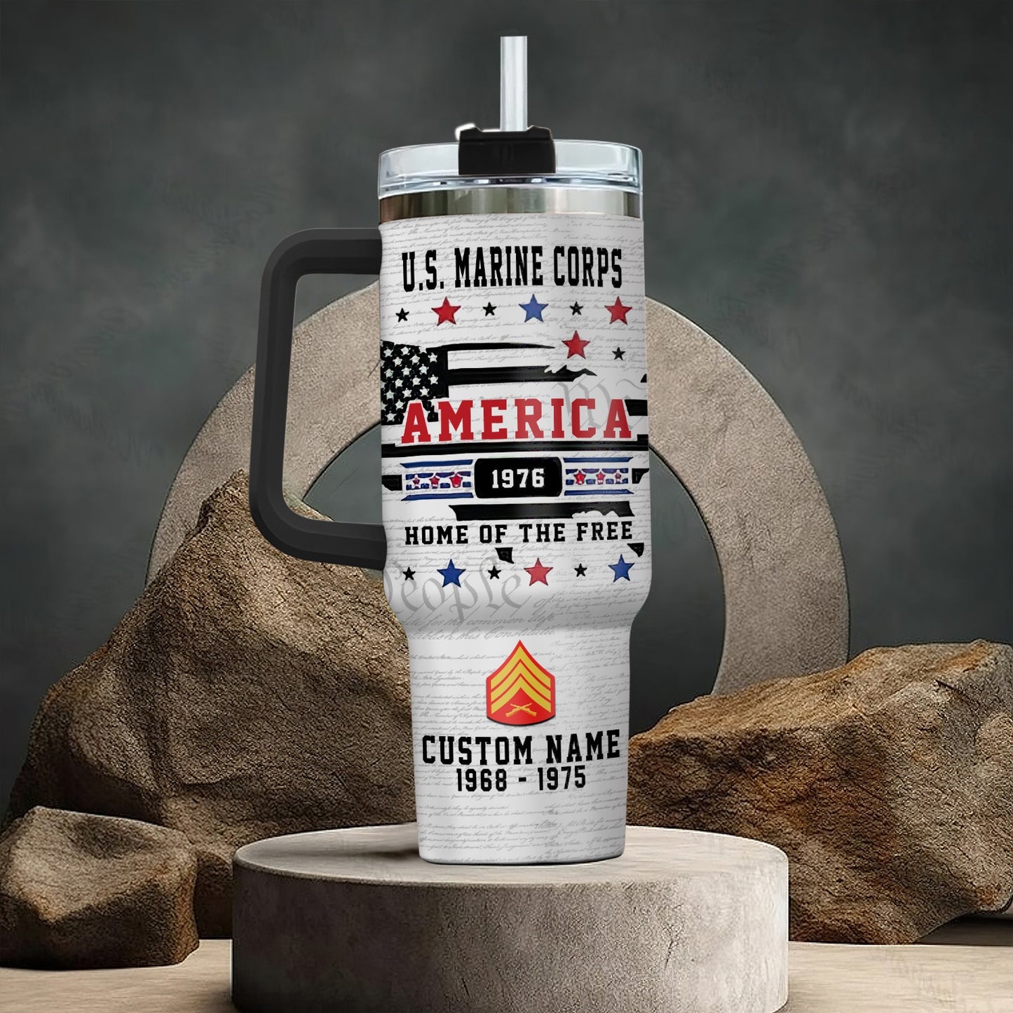 US Marine Corps – Tumbler 40oz - Home Of The Free