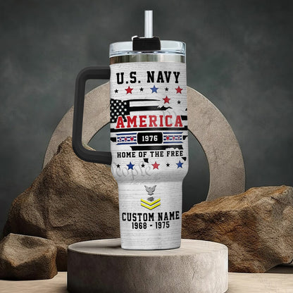 US Navy – Tumbler 40oz - Home Of The Free