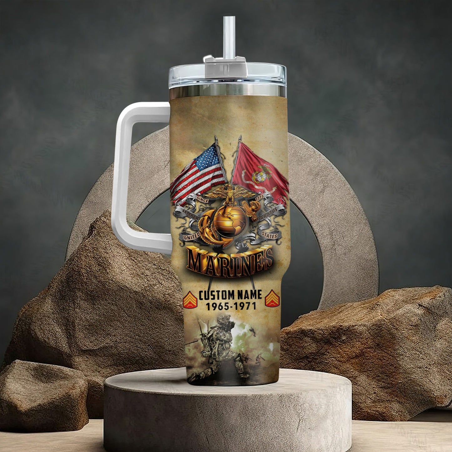 US Marine Corps – Tumbler 40oz - Stainless Steel
