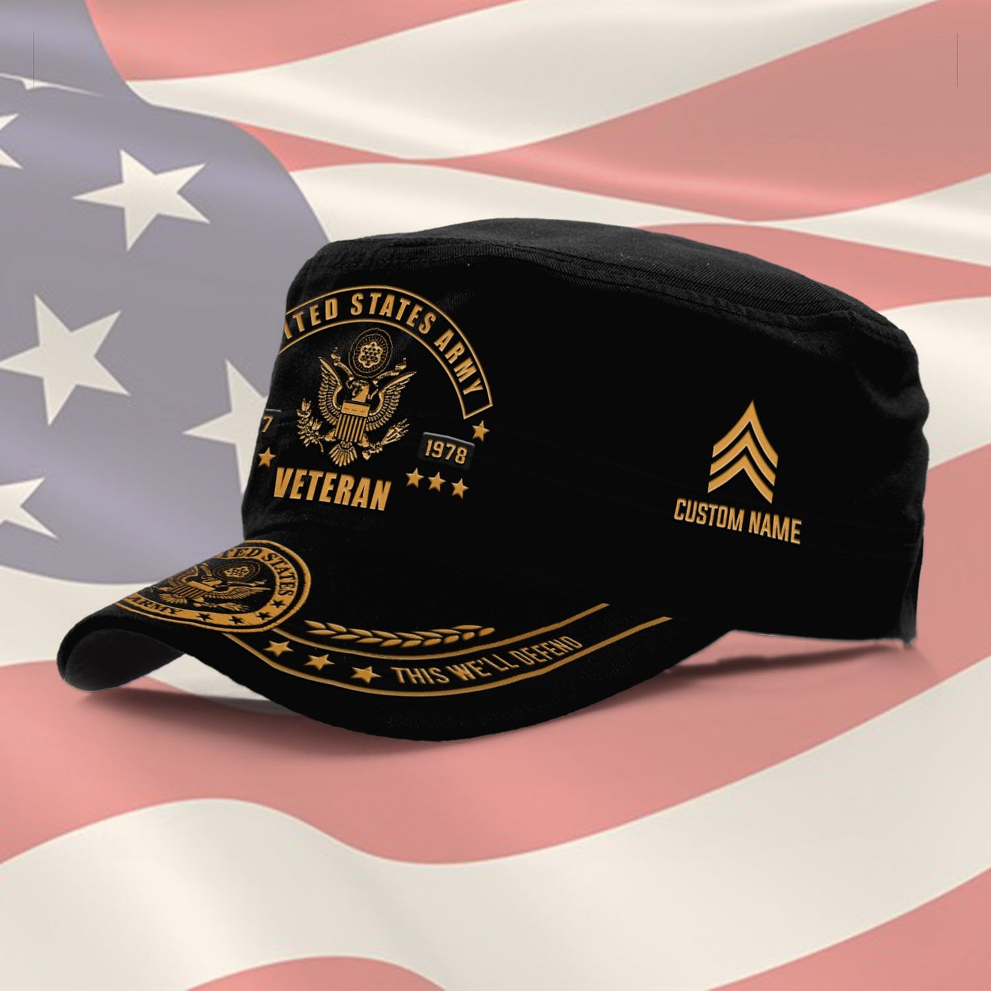 US Army – Military Cap – Classic Black