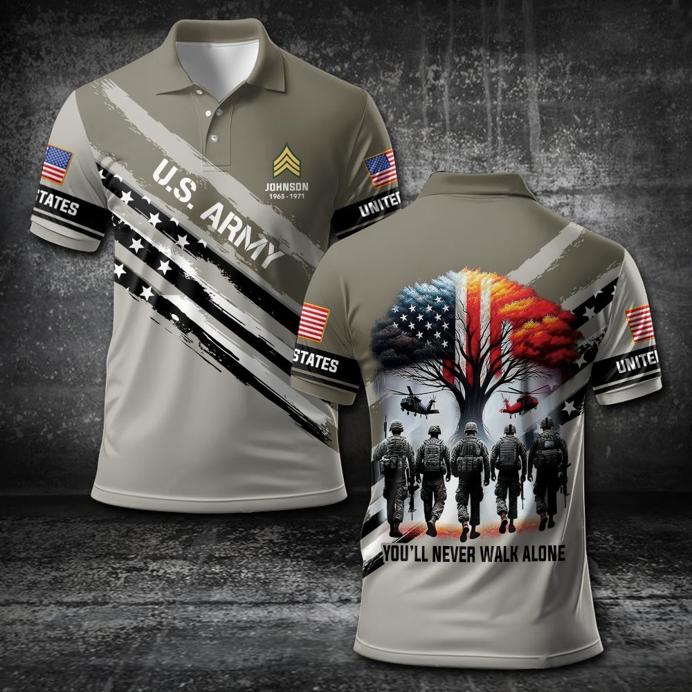 U.S Army – T-shirt – YOU'LL NEVER WALK ALONE