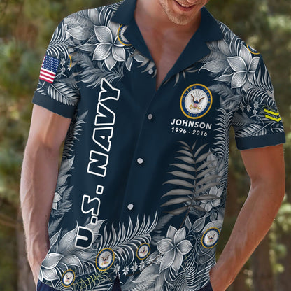 US Navy – Hawaiian Shirt –  Tropical Service Pride