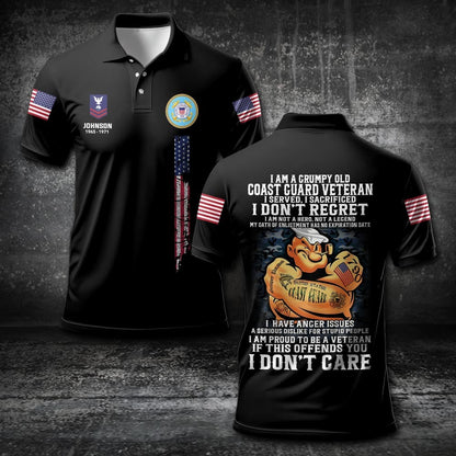 U.S Coast Guard – T-shirt – PROUD TO BE A VETERAN
