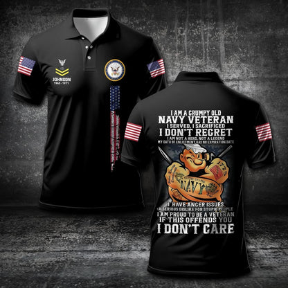 U.S Navy – T-shirt – PROUD TO BE A VETERAN
