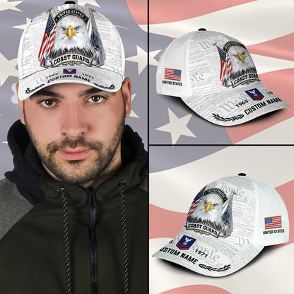 US Coast Guard – Classic Cap – We The People White