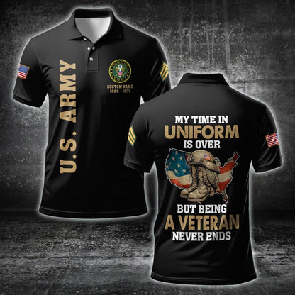 U.S Army – T-shirt –  Veteran Never Ends