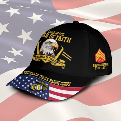 US Marine Corps – Classic Cap – Child Of God - Man Of Faith