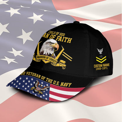 US Navy – Classic Cap – Child Of God - Man Of Faith