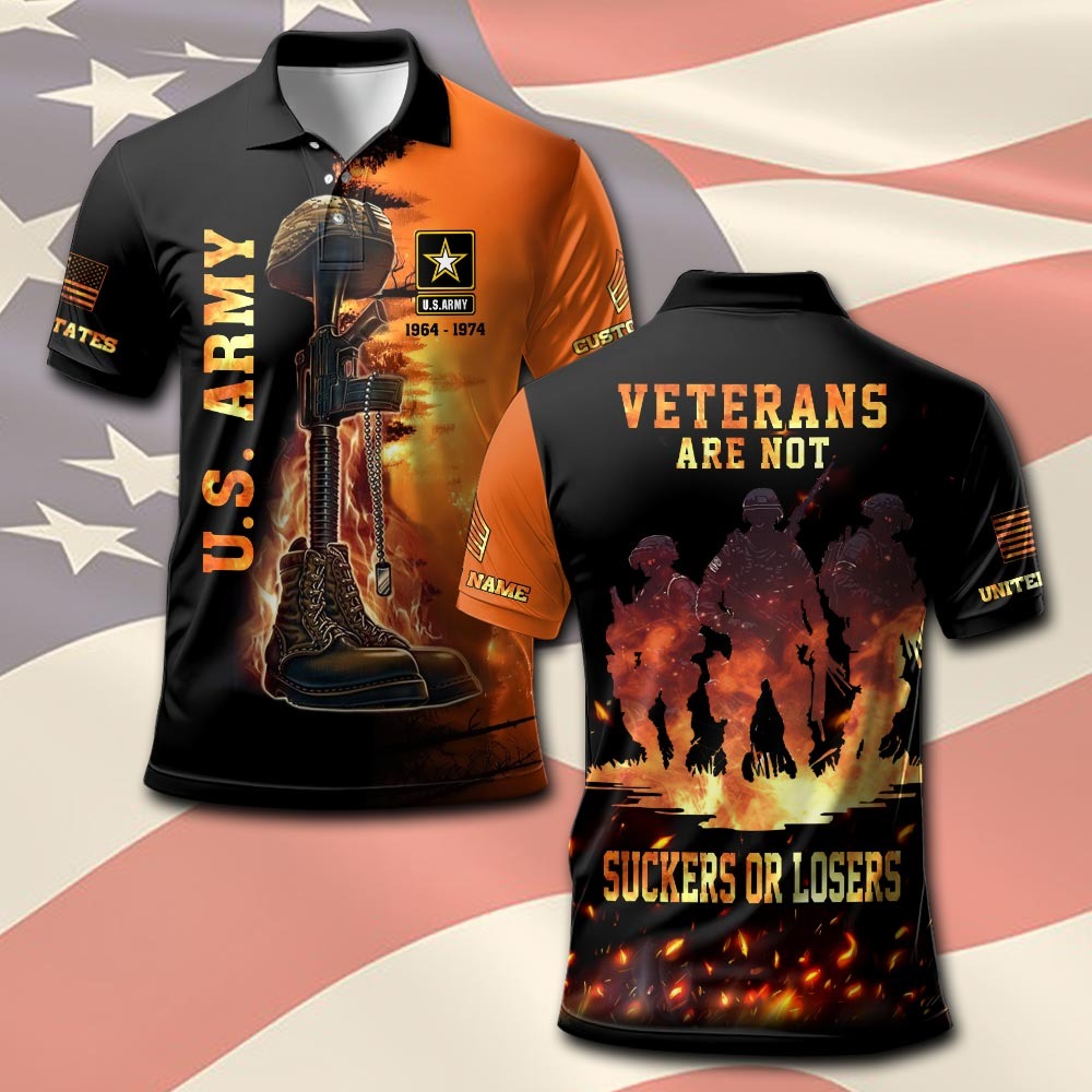 U.S Army – T-shirt – VETERANS ARE NOT SUCKERS OR LOSERS