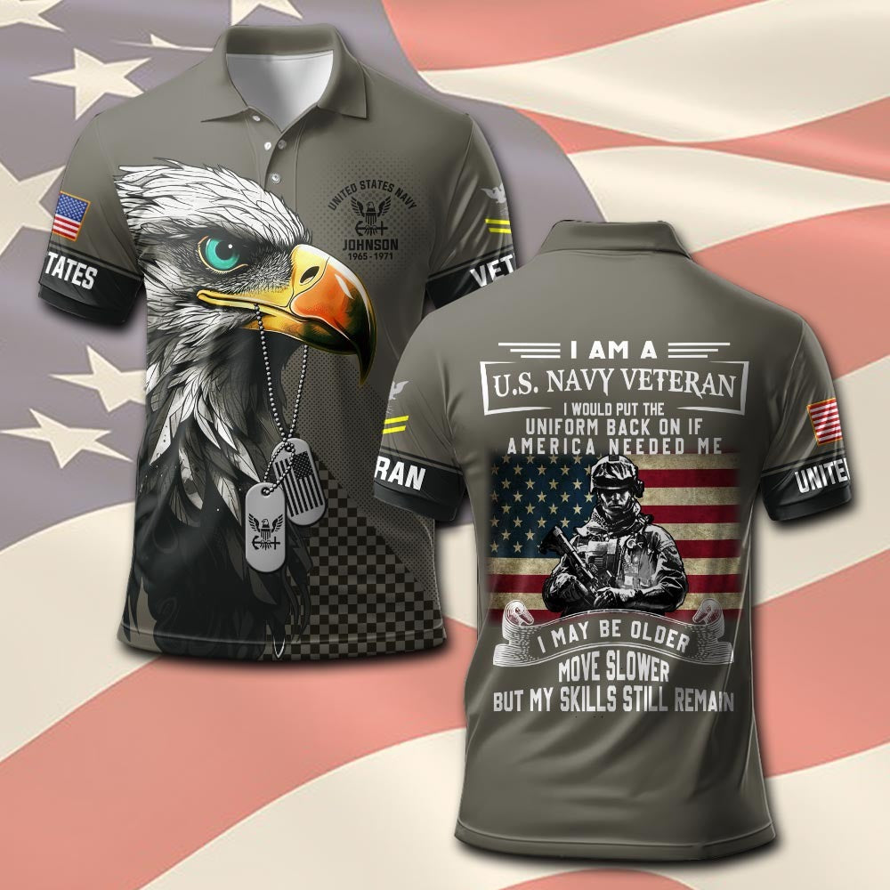 U.S Navy – T-shirt – I WOULD PUT THE UNIFORM BACK ON IF AMERICA NEEDED ME