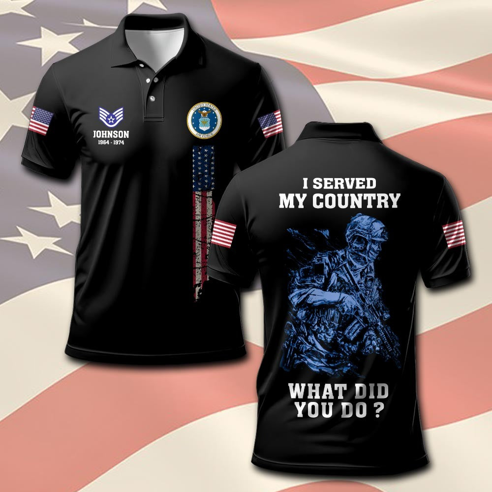 U.S Air Force – T-shirt – WHAT DID YOU DO ?