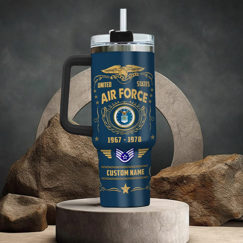 US Air Force – Tumbler 40oz - Freedom Over Fear