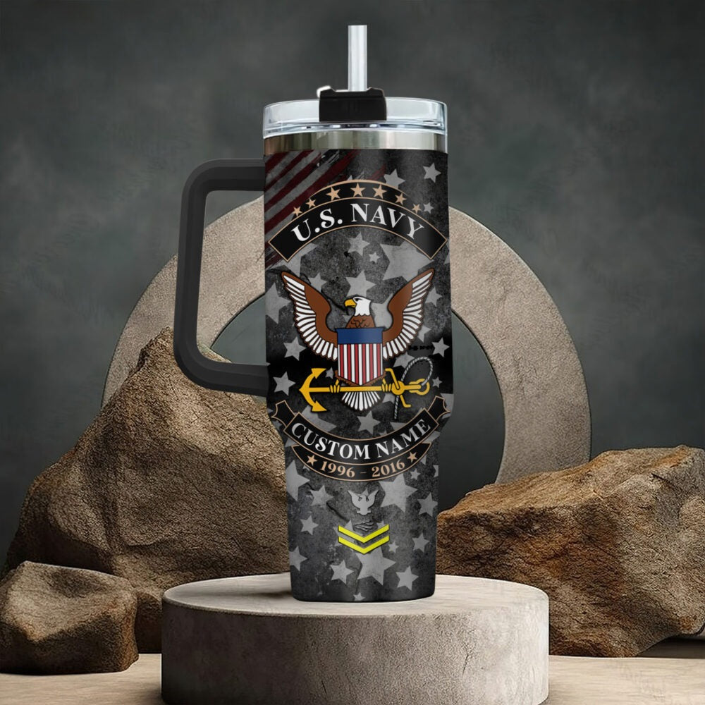 US Navy – Tumbler 40oz - Land Of The Free