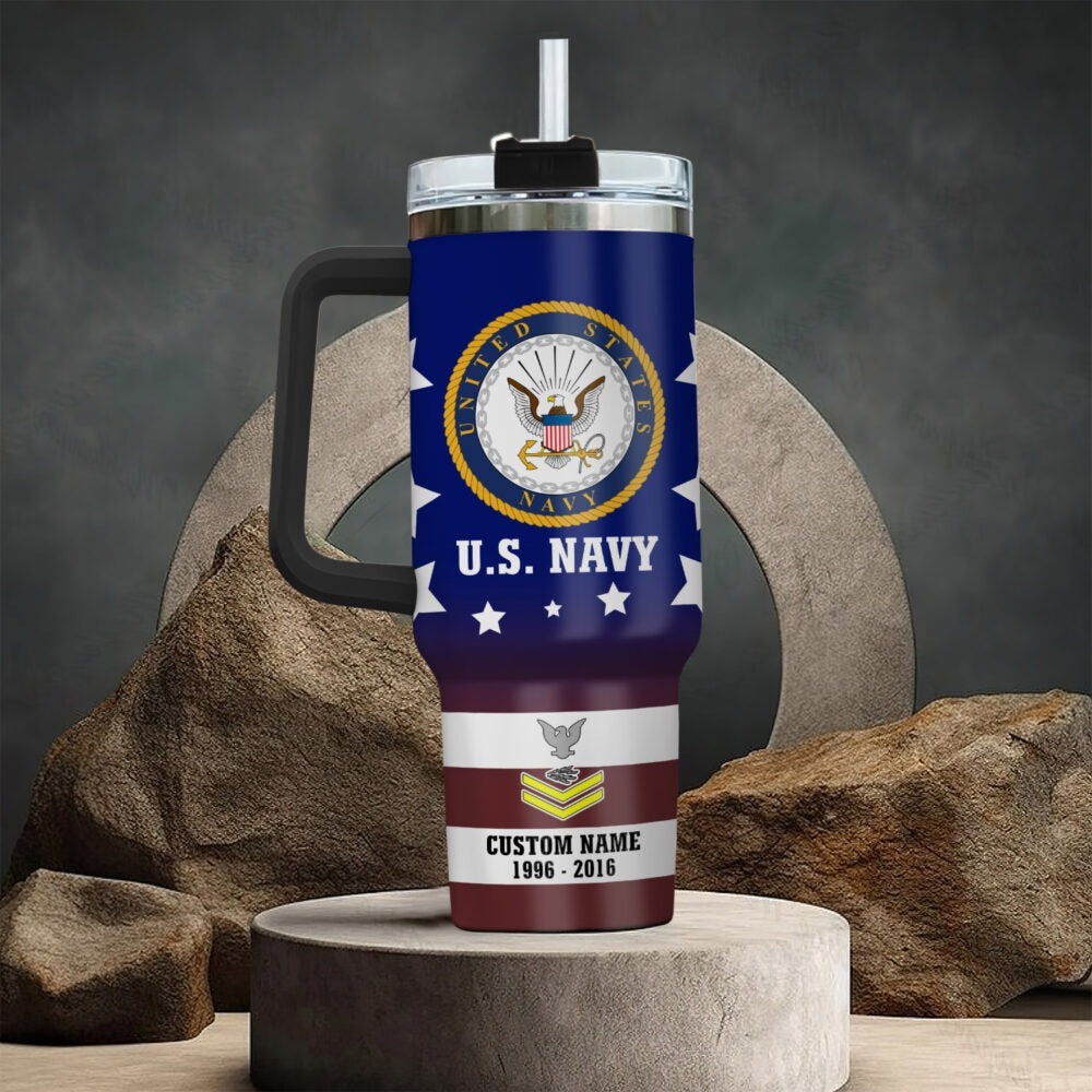 US Navy – Tumbler 40oz - Service Before Self