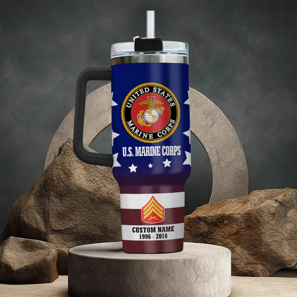 US Marine Corps – Tumbler 40oz - Service Before Self