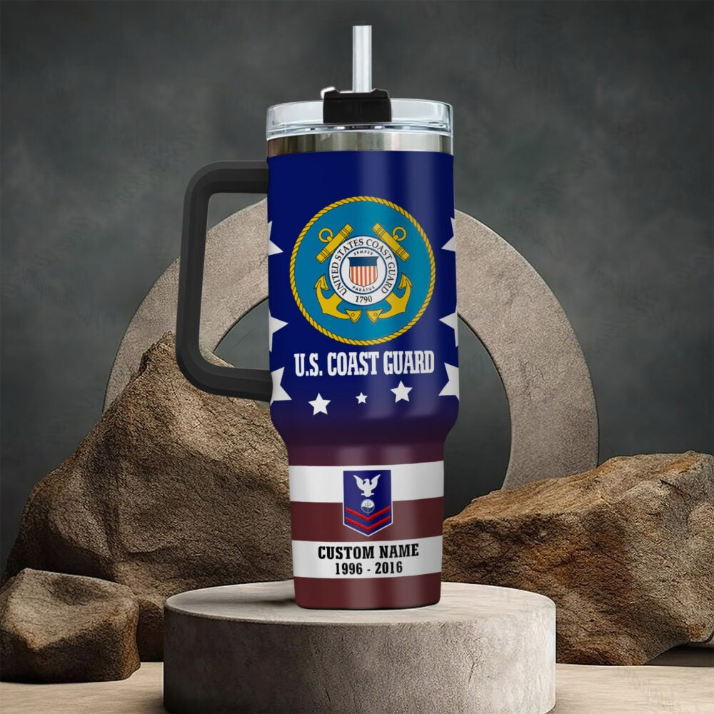US Coast Guard – Tumbler 40oz - Service Before Self